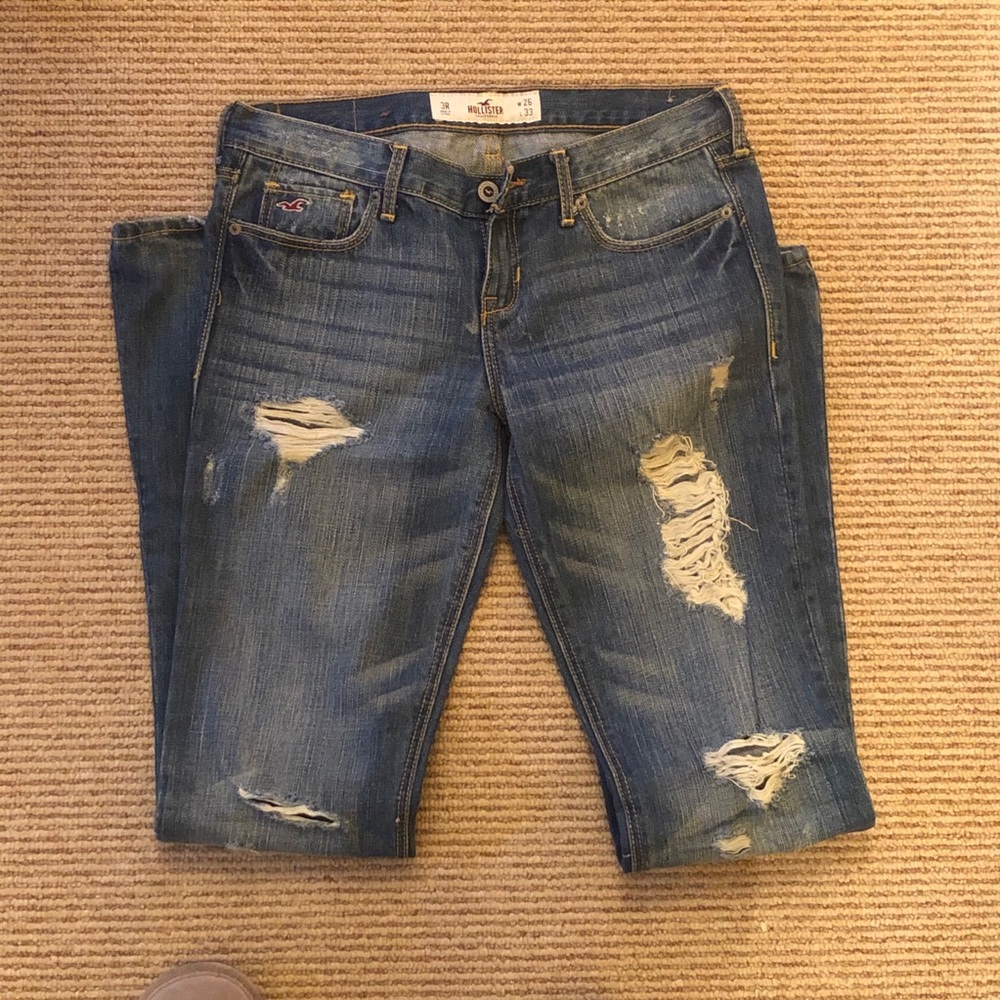 Bootcut Ripped Hollister Jeans